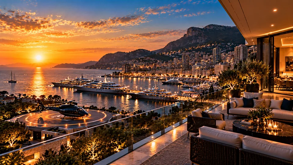 Waterfront property and commercial district (illustrative image)