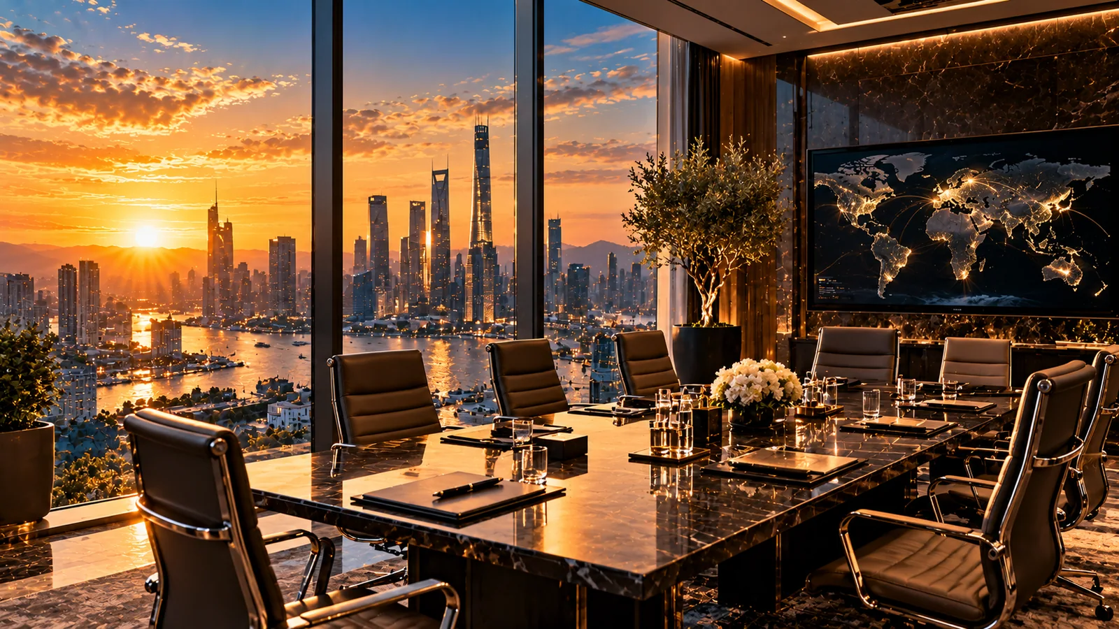 Governance boardroom, illustrative image